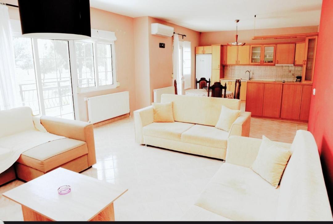 Ourania Luxury Apartment ケラモティ エクステリア 写真